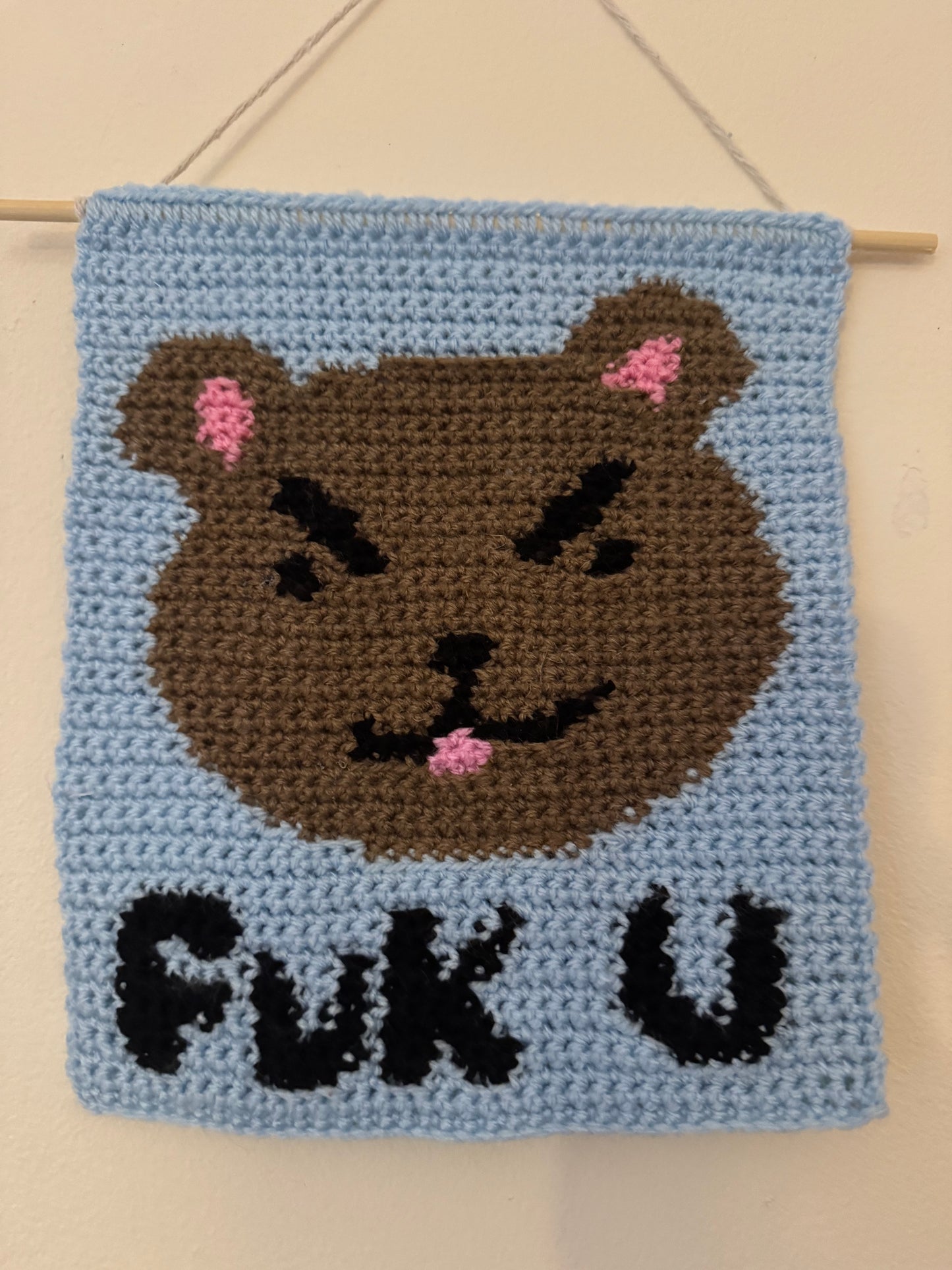 ‘Fuk U’ Wall Hanging