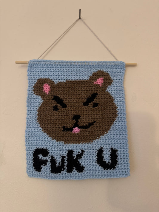 ‘Fuk U’ Wall Hanging