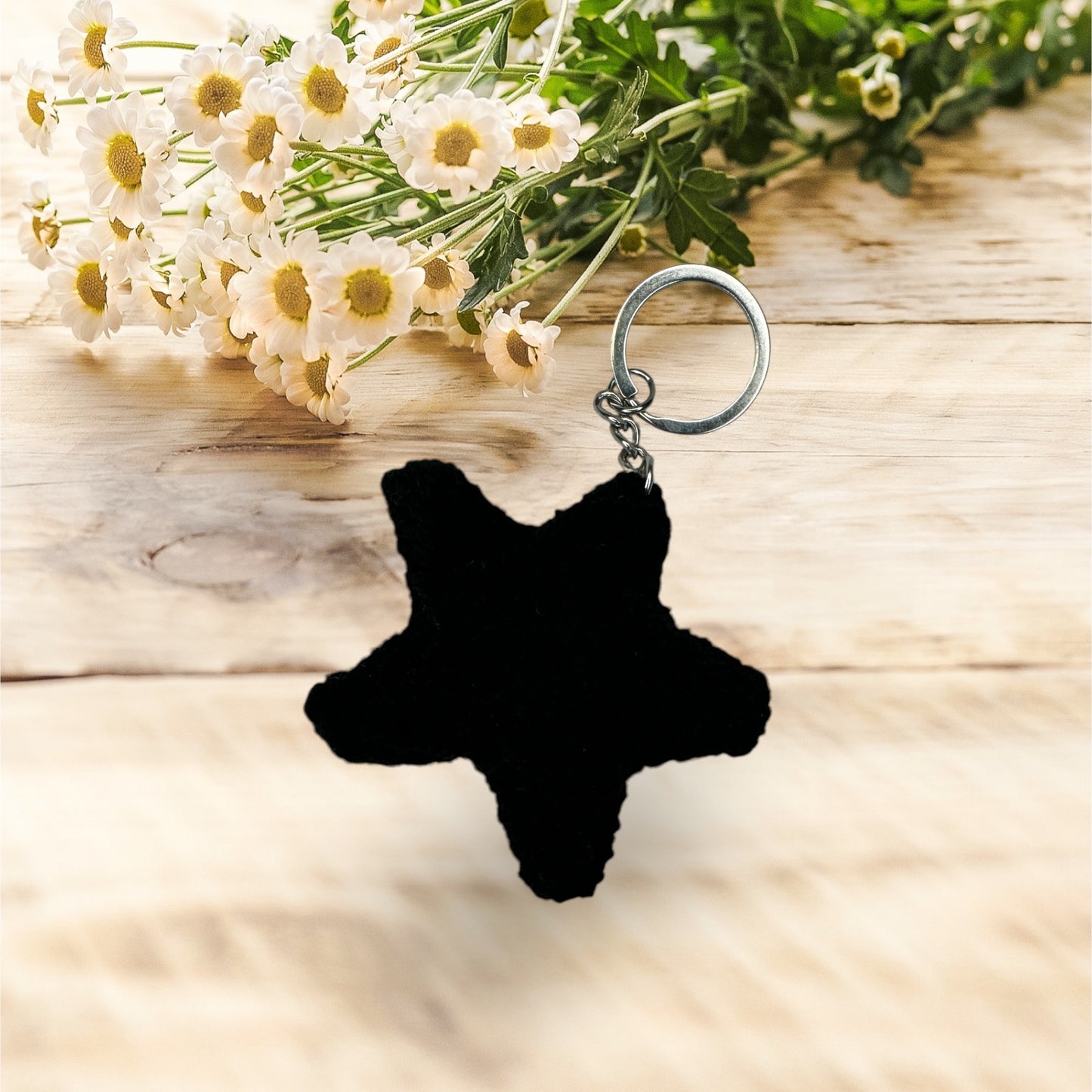 Crochet Star Keyring