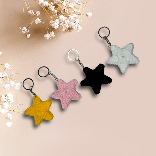 Crochet Star Keyring