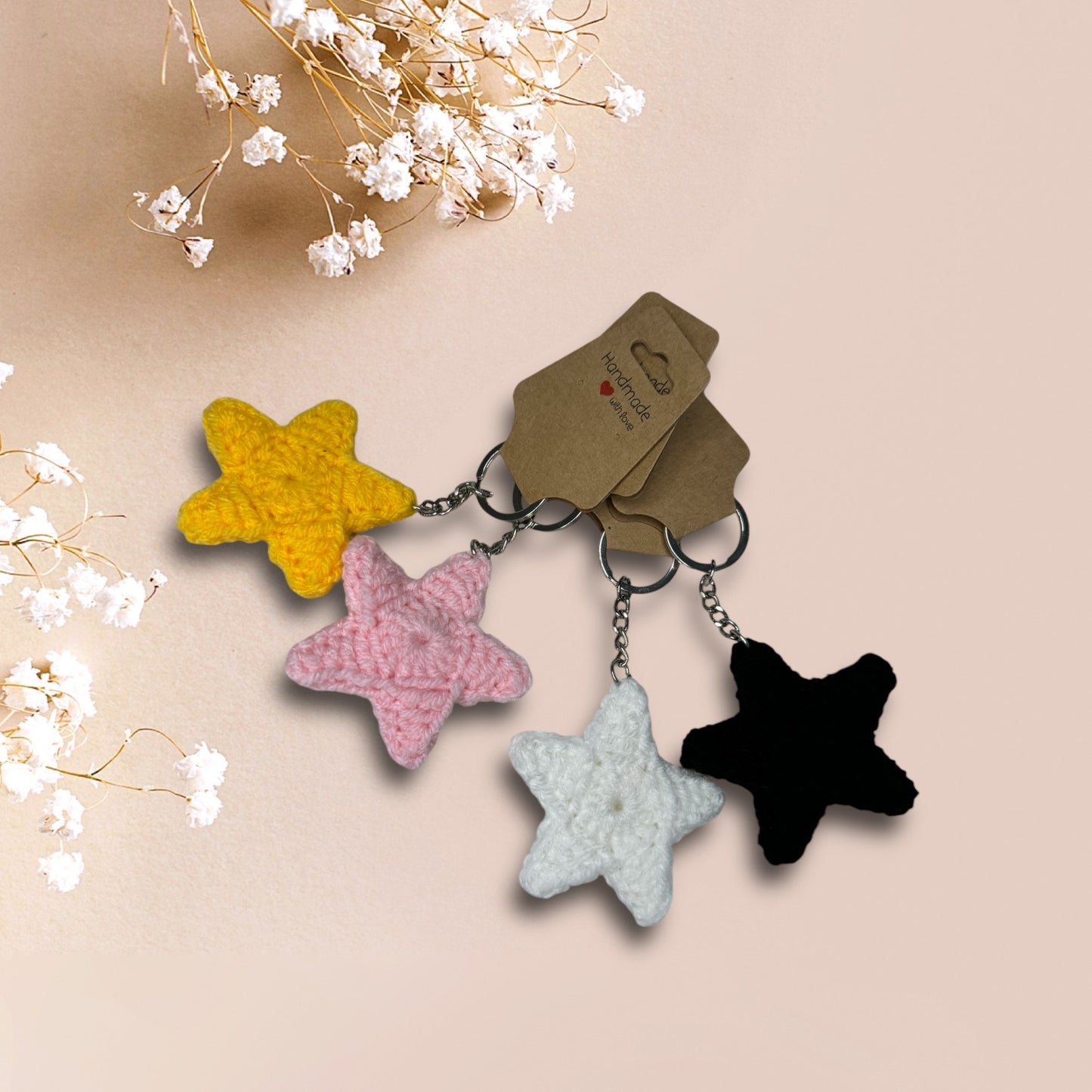 Crochet Star Keyring