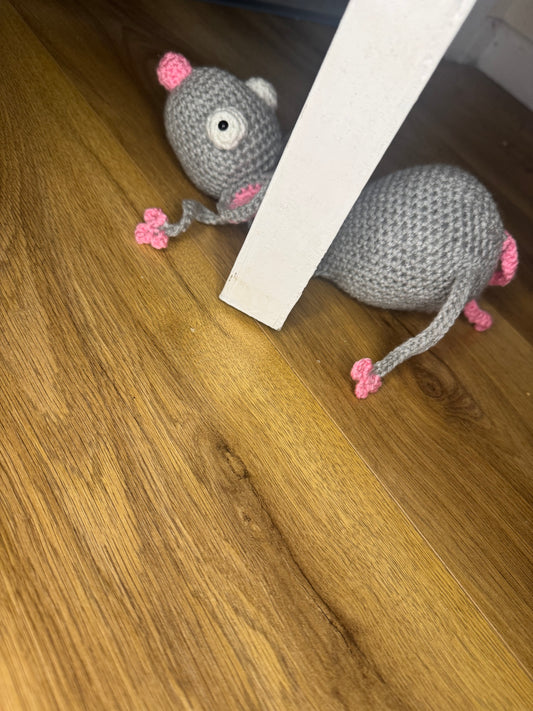 Crochet Rat Door Stop
