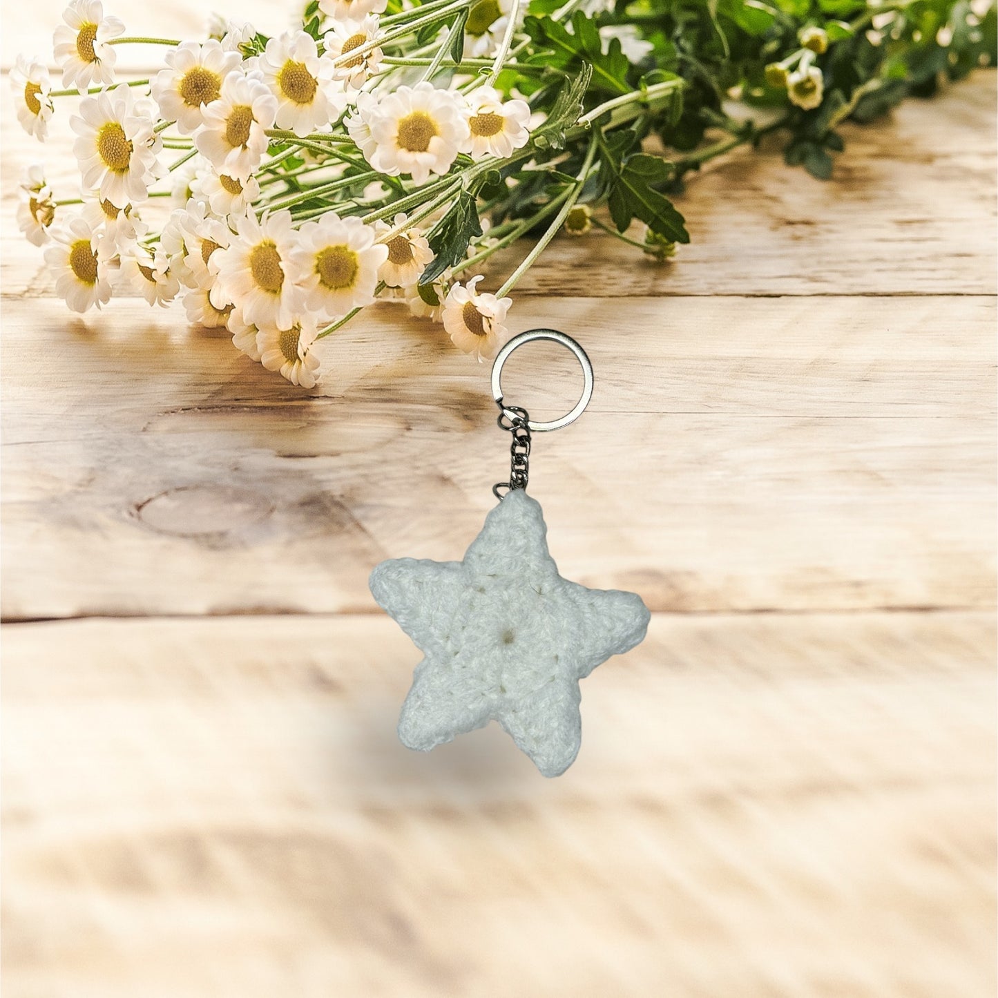 Crochet Star Keyring